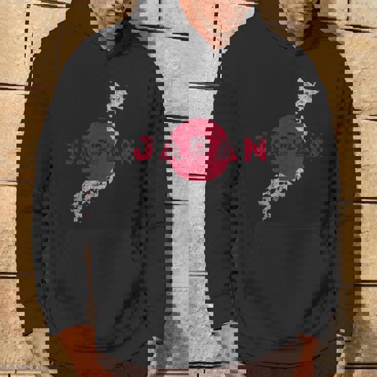 日本の地図と旗 日本のお土産 パーカー ライフスタイル