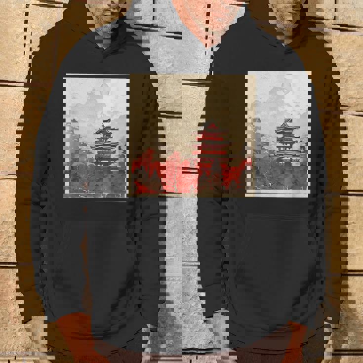 日本アジア アジア 日本風 ヴィンテージ レトロ 自然 パーカー ライフスタイル