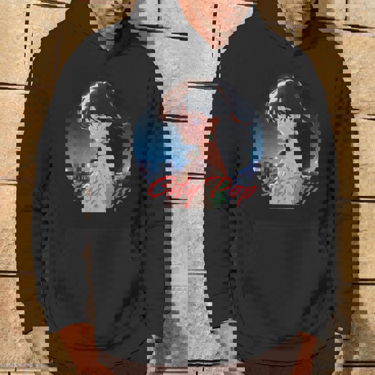 日本アニメ風 シティポップガール パーカー ライフスタイル