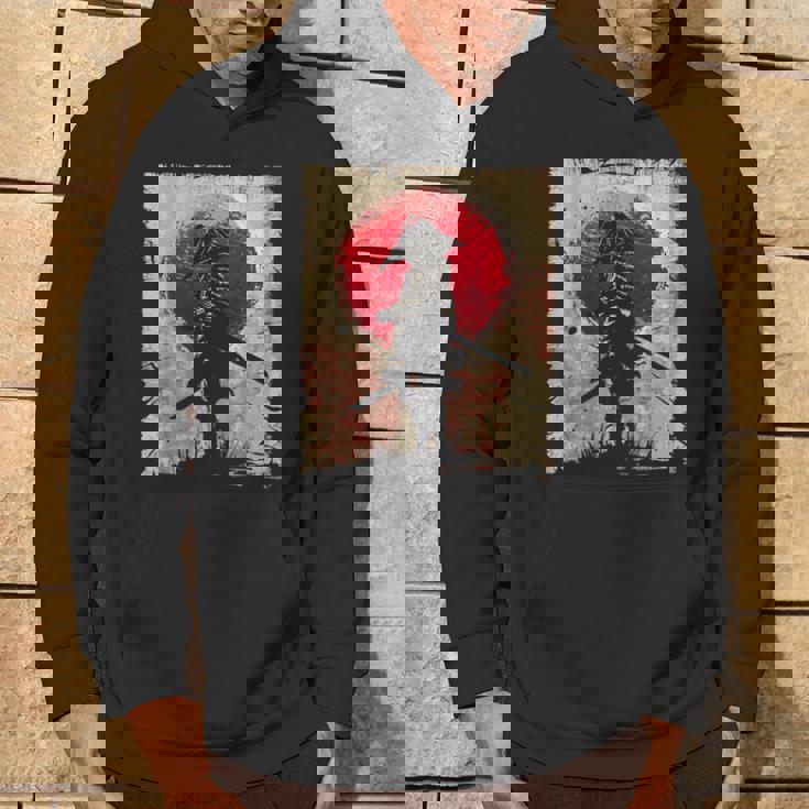 日本アート サムライ ビンテージ ファイター レトロデザイン パーカー ライフスタイル