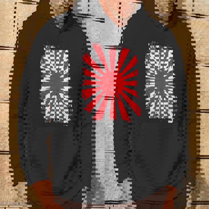 日本戦争旗 日本中道 日本国旗 パーカー ライフスタイル