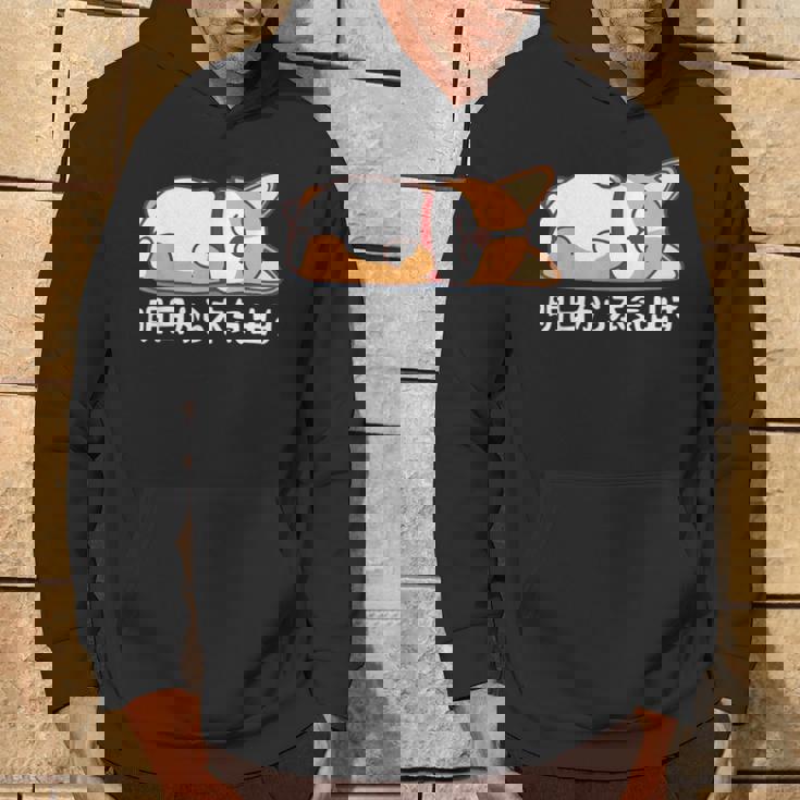 明日から本気出す ウェルシュ・コーギー・ペンブローク犬・ 犬好き かわいい おもしろ 面白い パーカー ライフスタイル