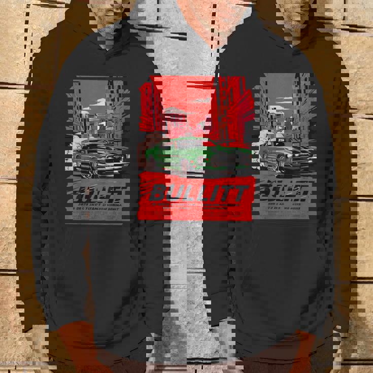 映画 ブリット マッスルカー イラスト パーカー ライフスタイル