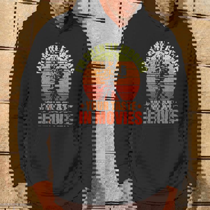 映画で味を判断する 映画ファン 映画 シネマ パーカー ライフスタイル