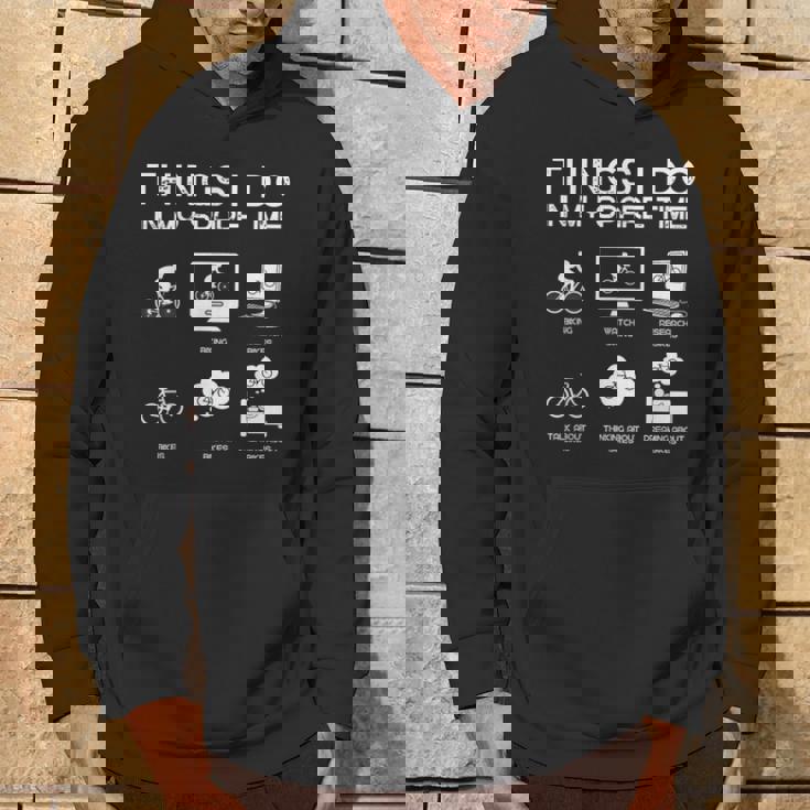 暇なときにすること面白い自転車愛好家 パーカー ライフスタイル