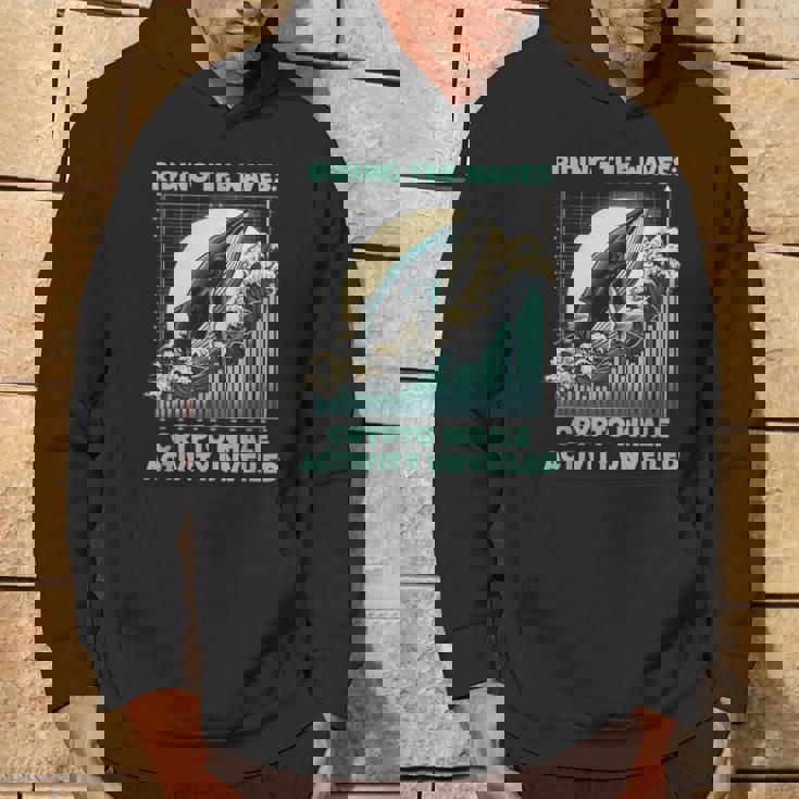 暗号通貨の波に乗るクジラの活動仮想通貨 パーカー ライフスタイル