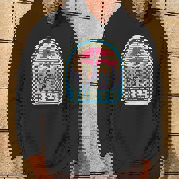 東京シティスカイライン ヴィンテージ 日本土産 レトロカラー パーカー ライフスタイル