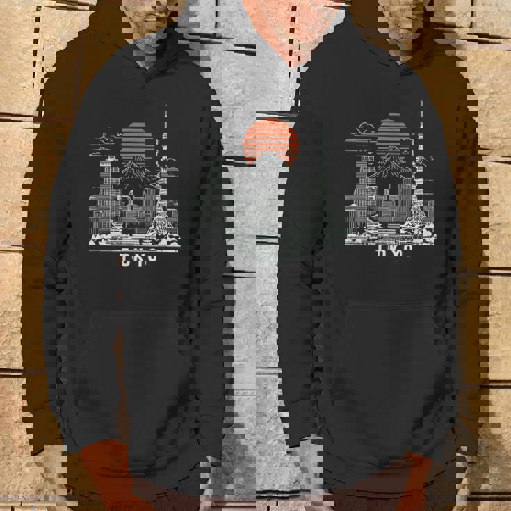 東京スカイライン 日本 富士山 ランドマーク 東京タワー お土産 パーカー ライフスタイル