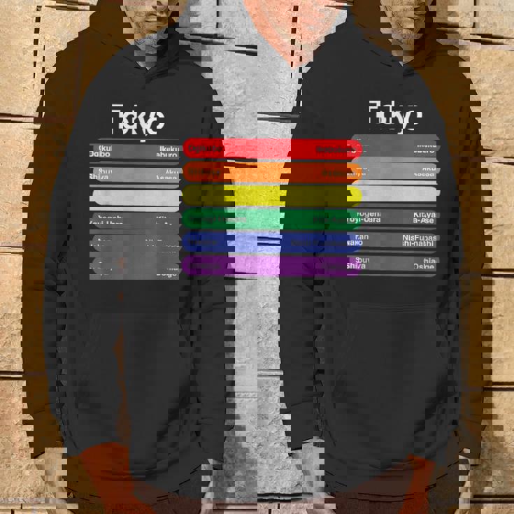 東京プライド レインボーフラッグ カラー メトロ鉄道 Lgbtq パーカー ライフスタイル