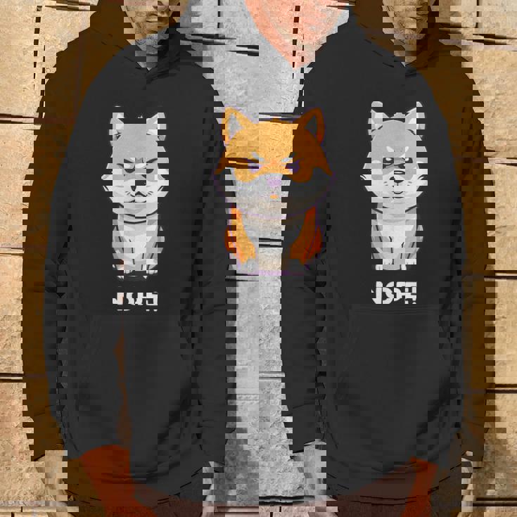 柴犬 犬 赤柴 怒柴 拒否柴 嫌です 怒った犬 かわいい おもしろ パーカー ライフスタイル