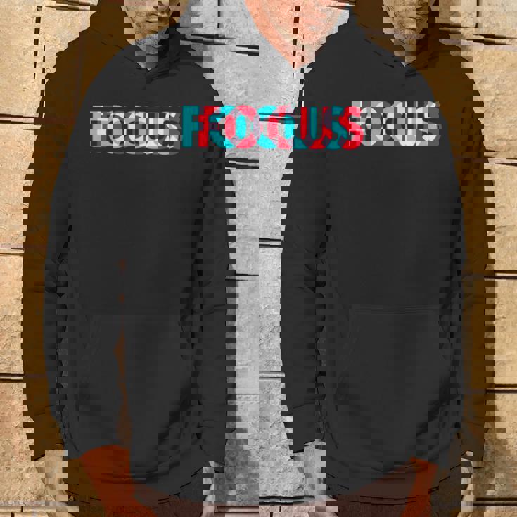 楽しいフォーカスデザイン 錯覚トリッピー パーカー ライフスタイル