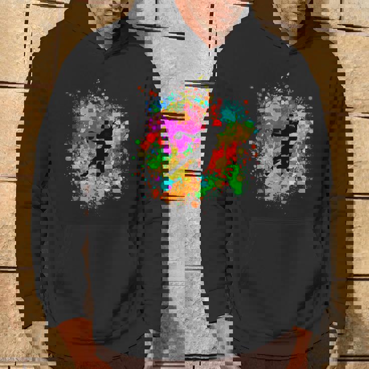 樹脂ボール付きのクールなハンドボールプレーヤー パーカー ライフスタイル