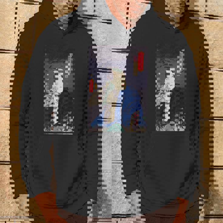 武士 歌舞伎 ヴィンテージ 日本の浮世絵 木版画 パーカー ライフスタイル