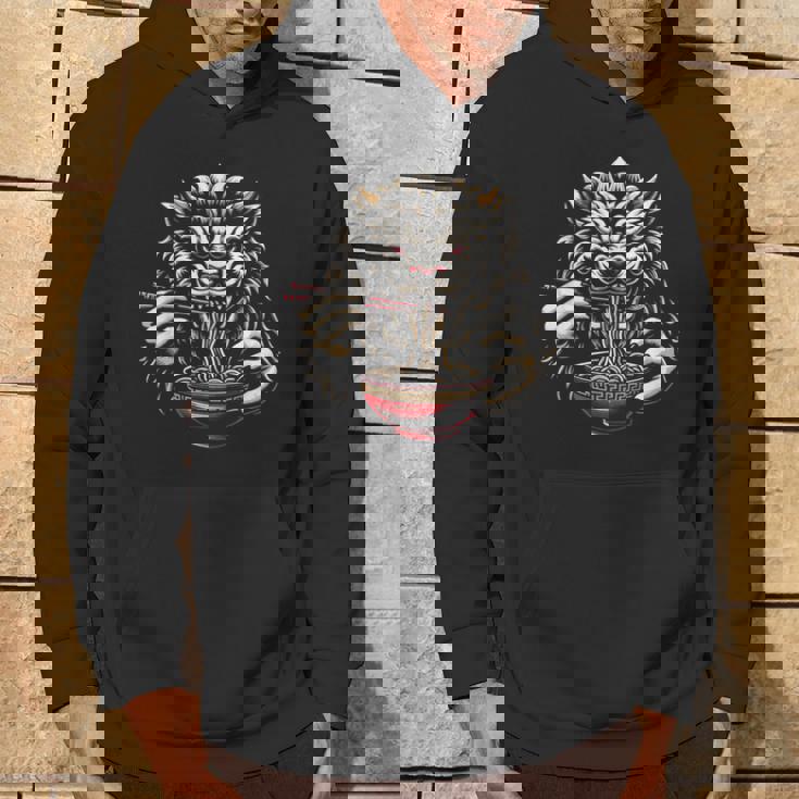 沖縄ジャパン シーサー ガーディアン ライオン ラーメン 沖縄土産 パーカー ライフスタイル