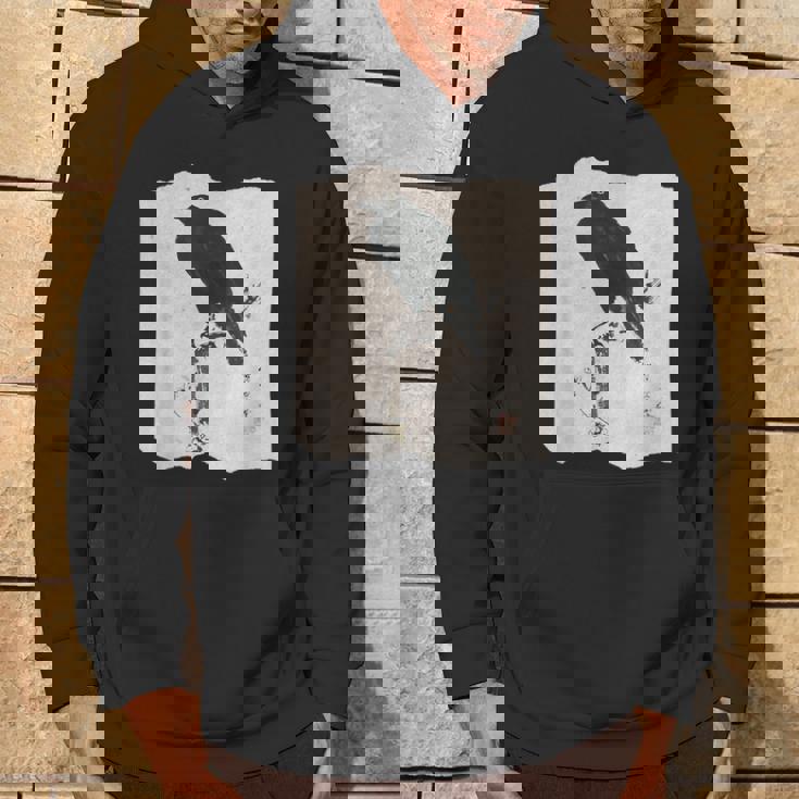 河鍋暁斎のカラス 浮世絵 日本画 日本文化 烏 パーカー ライフスタイル