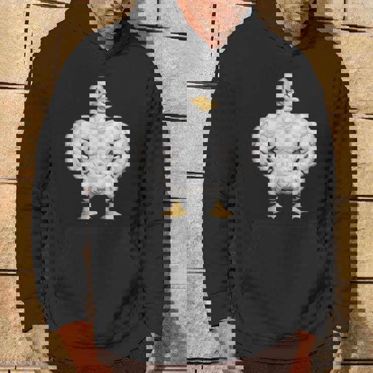 漫画の筋肉アヒル パーカー ライフスタイル