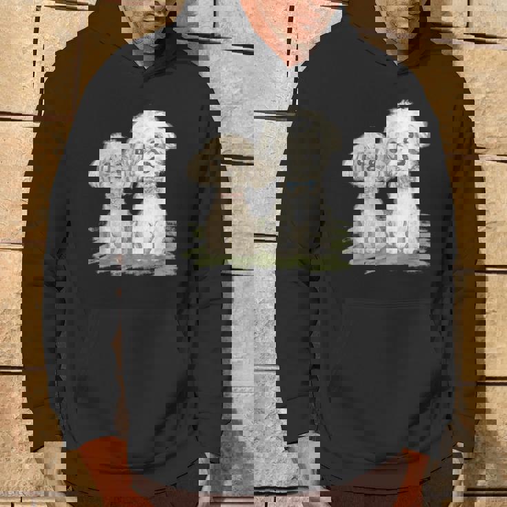 犬 トイプードル かわいい いぬ 子犬 ペット おもしろ 動物 イラスト パーカー ライフスタイル