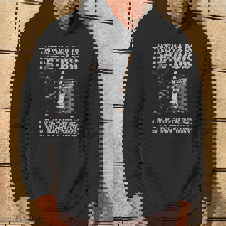 犬好き ギター ミュージシャン ペット 犬 演奏 ギター 面白い パーカー ライフスタイル