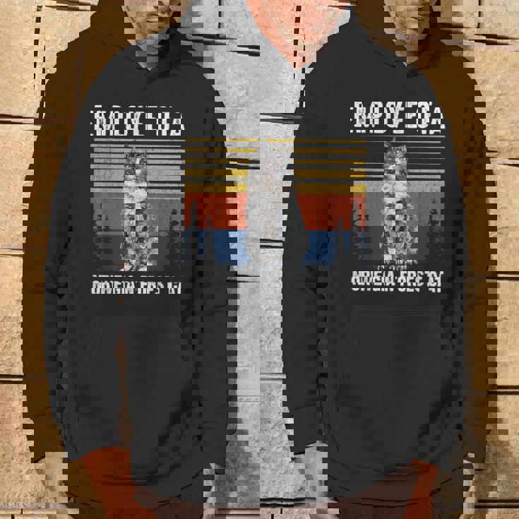 猫 ノルウェージャンフォレストキャットの社員 パーカー ライフスタイル