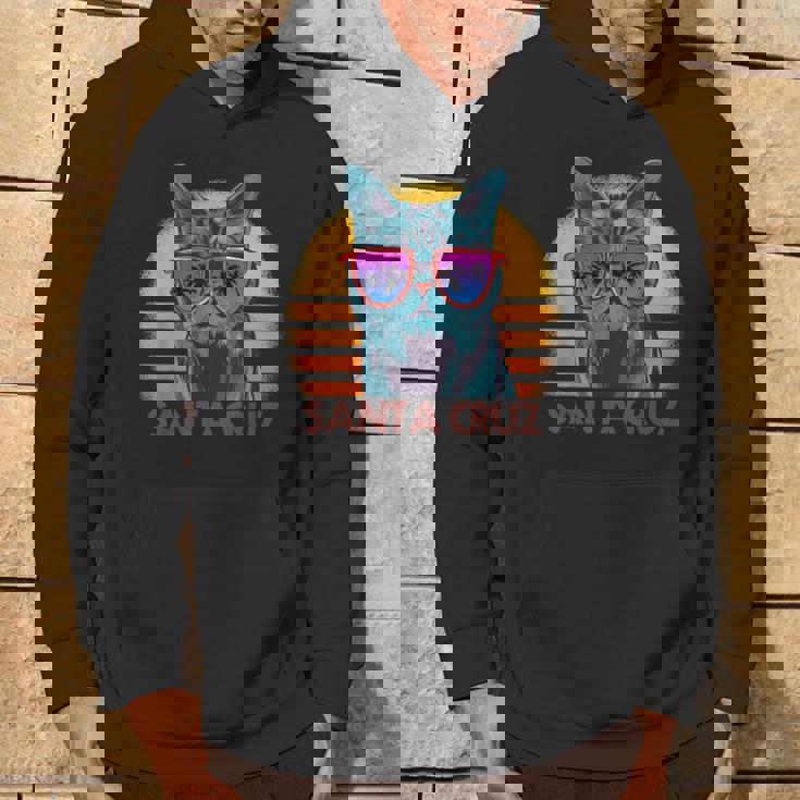 猫 ねこねこ サンタクルーズ カリフォルニア州 レトロ パーカー ライフスタイル