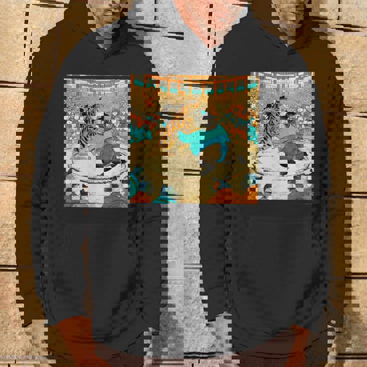 猫 ネコ 相撲 面白いtシャツ 文字入り メンズ おもしろ 面白い 服 おもしろグッズ ネタ 力士 浮世絵 パーカー ライフスタイル