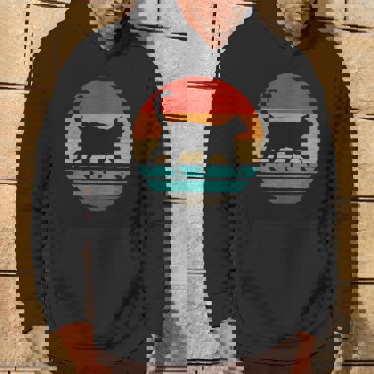 猫 レトロスタイル ビンテージ パーカー ライフスタイル