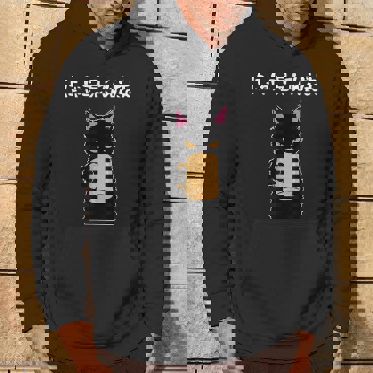 おもしろ 猫好き 猫飼い 猫 ネコ ねこ 黒猫 くろねこ好き 面白い サプライズ ギフト にゃんこ かわいい パーカー ライフスタイル