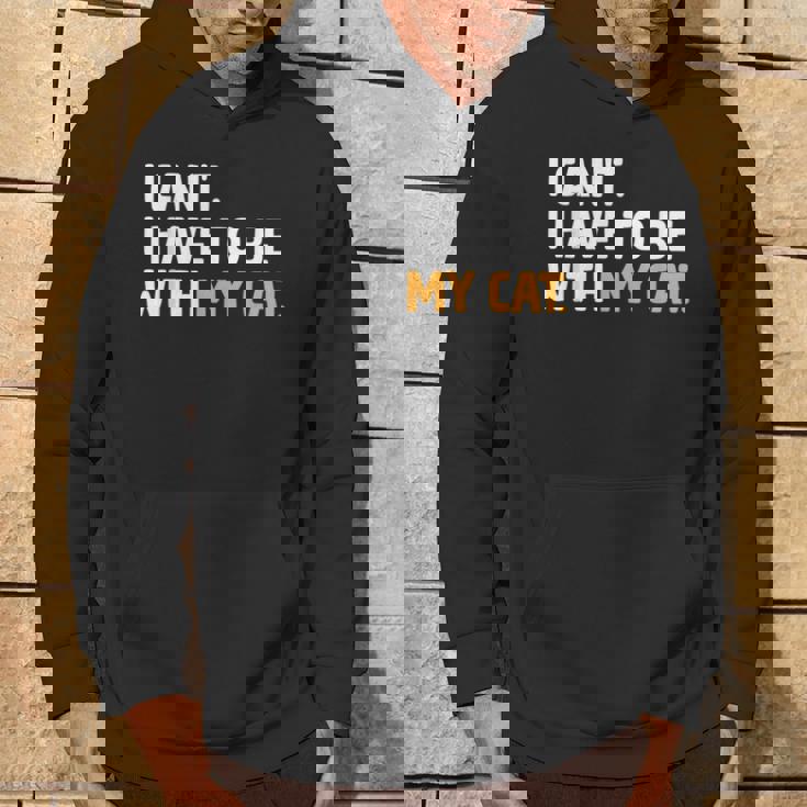 猫好きのネコちゃんペットニャーと一緒にいなくていいわけにはいかない パーカー ライフスタイル