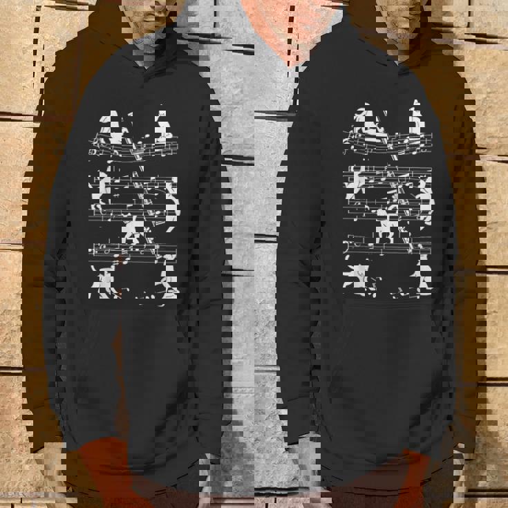 猫好きフルート奏者のためのフルート猫。 パーカー ライフスタイル