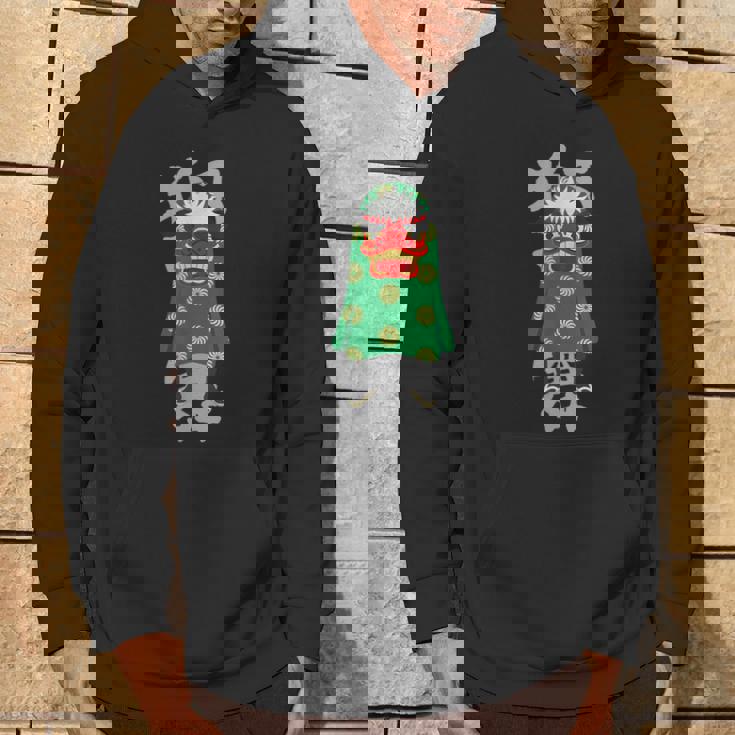 獅子舞 レトロな日本の祭り文化デザイン パーカー ライフスタイル