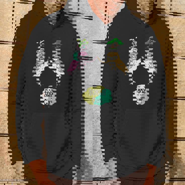 盆栽フクロウと宇宙盆栽フクロウ パーカー ライフスタイル