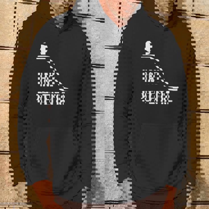 私には潜在的なエネルギーがあります-面白い物理学 パーカー ライフスタイル