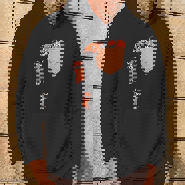 私のポケットファニーで家族のレッドパンダ パーカー ライフスタイル