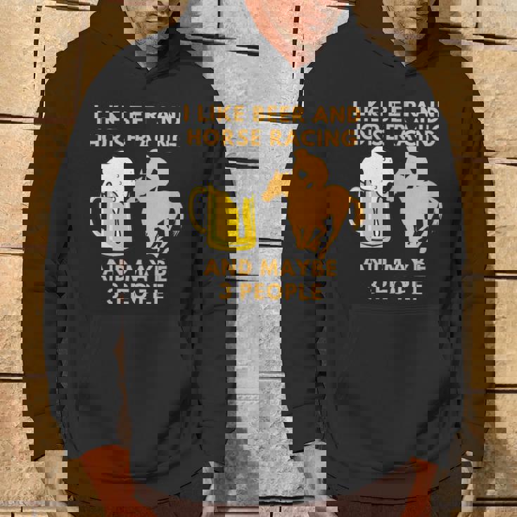 私はビールと競馬が好きで、多分3人の面白い贈り物が好きです パーカー ライフスタイル