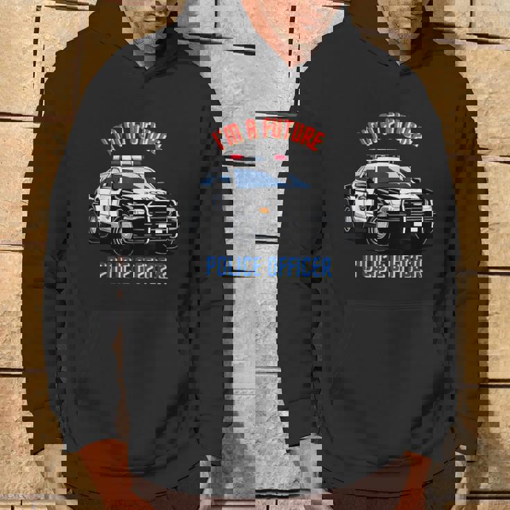 私は未来の警察官キッド・ポリス・ヤング・パトカー パーカー ライフスタイル