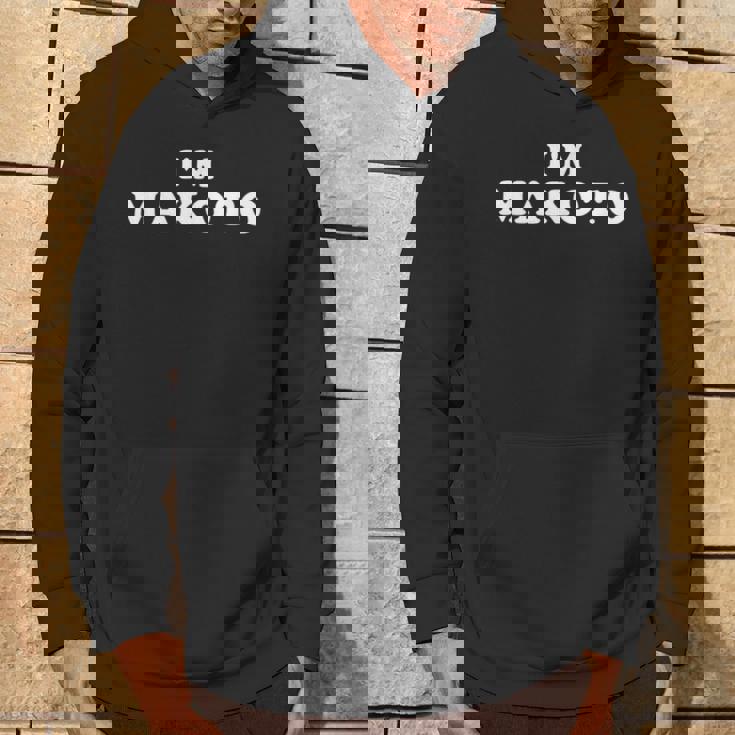 私は誠、私の名前は誠、私は誠、パーソナライズ パーカー ライフスタイル