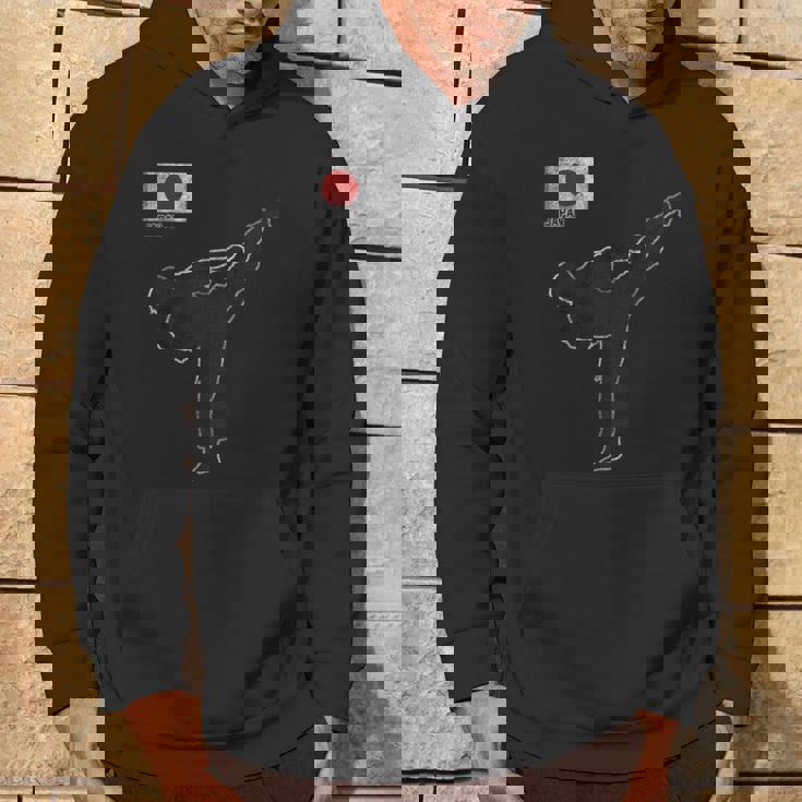 空手日本代表スポーツ 完全格闘技コンタクト パーカー ライフスタイル