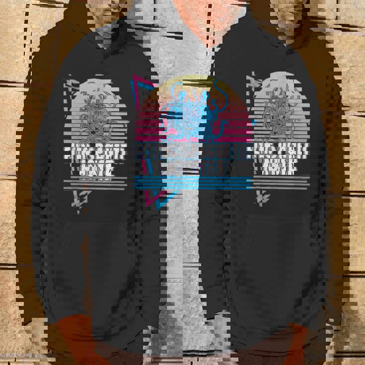 空飛ぶスパゲッティモンスター パスタファリ Fsm 無神論者 レトロ パーカー ライフスタイル