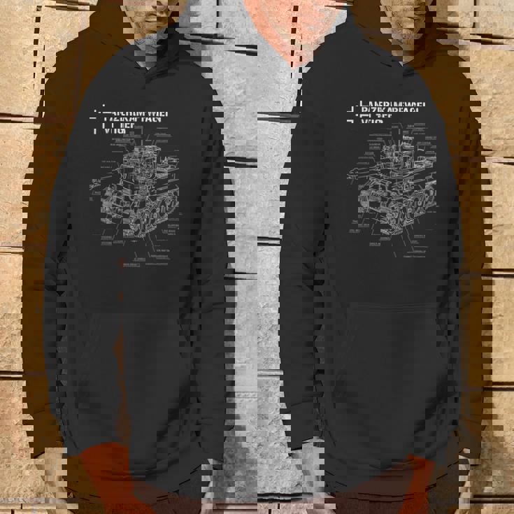 第二次世界大戦ドイツ戦車タイガーiの設計図 パーカー ライフスタイル