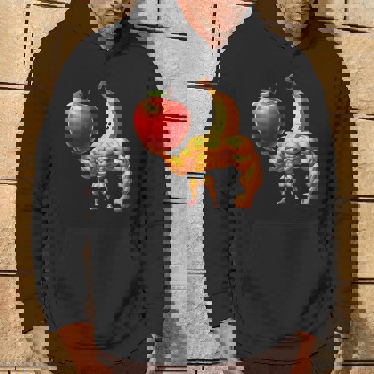 筋肉バナナリフティングジャイアントアップル パーカー ライフスタイル