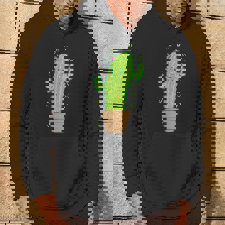 素敵なムードのサボテン パーカー ライフスタイル