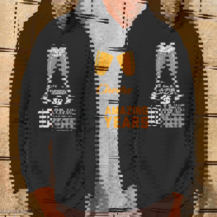 結婚10周年記念ギフト Cheers Amazing Years Married パーカー ライフスタイル