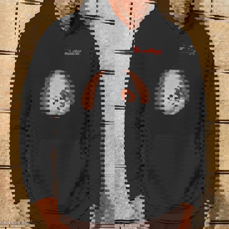 絵文字しかめっ面の怒った犬の顔 パーカー ライフスタイル