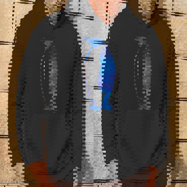 美的シルエット 星 宇宙 銀河 ペンギン パーカー ライフスタイル