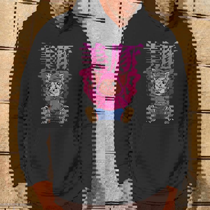 美豚 動物 豚 パーカー ライフスタイル