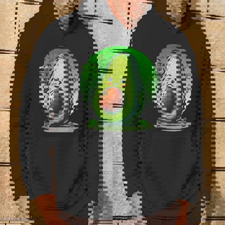 聖パトリックの日 アボカド 幸運の四つ葉のクローバー パーカー ライフスタイル