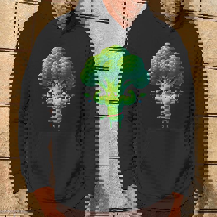 腹筋付き筋肉ブロッコリー パーカー ライフスタイル