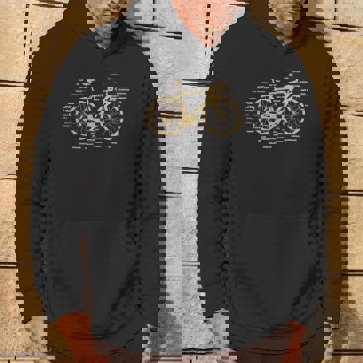 自転車 サイクリング 解剖学 ロードバイク パーツ バイク サイクリング サイクリング パーカー ライフスタイル