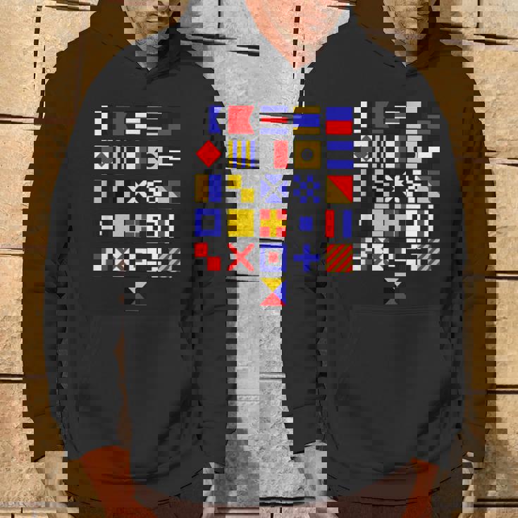 航海旗 アルファベット 国際海上信号旗 パーカー ライフスタイル