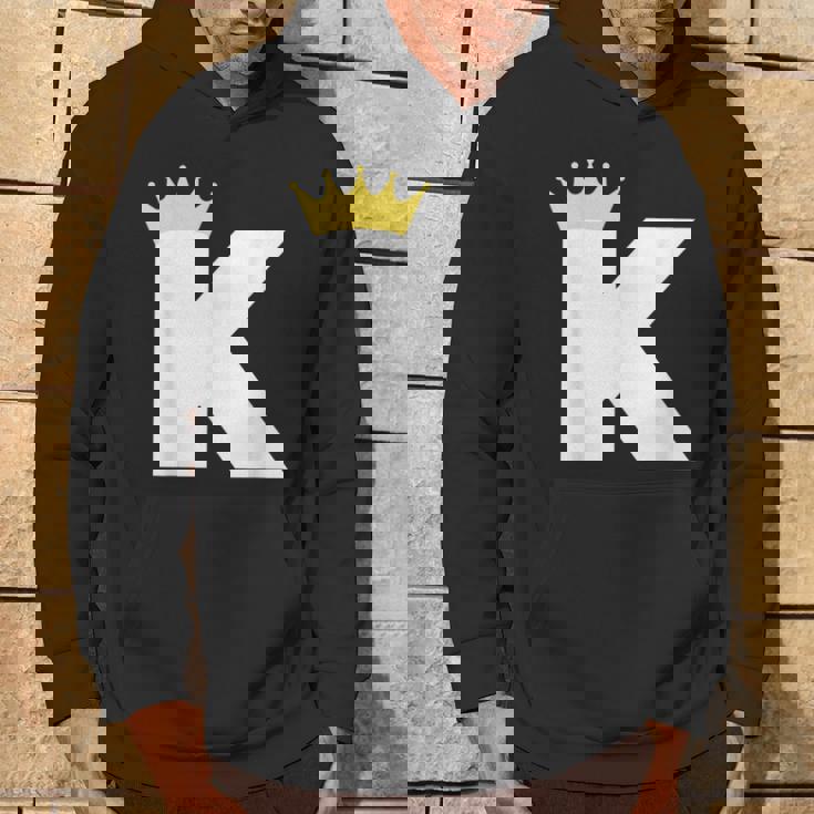 英文字 K 大文字 アルファベット モノグラム イニシャル キング クイーン クラウン パーカー ライフスタイル